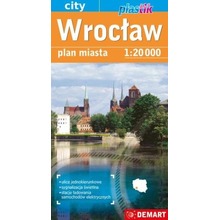 Wrocław - plan miasta plastik 1:20 000