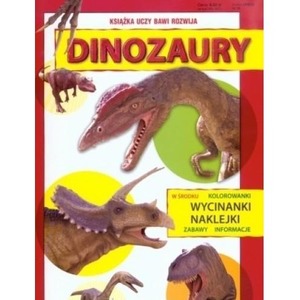 Wycinanki, kolorowanki i naklejki. Dinozaury