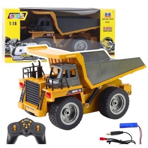 Wywrotka Huina R/C 1:18 żółta
