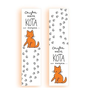 Zakładka kartonowa Masz kota w książce