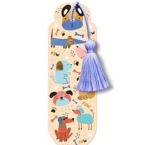 Zakładka z chwostem Kolorowe psy