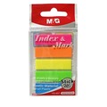 Zakładki indeksujące fluo 5 kolorów 25szt M&G