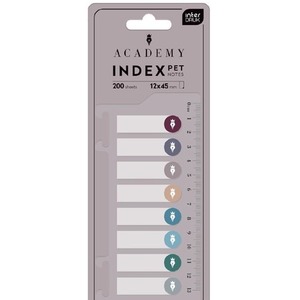 Zakładki indeksujące Pet z linijką Dots Academy