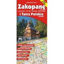 Zakopane i Tatry Polskie. Mapa wyd. 14