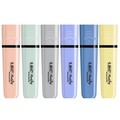 Zakreślacz Flat Pastel mix 6szt BIC