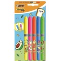 Zakreślacz Grip Neon Kawaii mix 5szt BIC