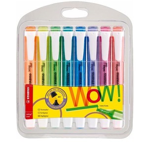 Zakreślacz Swing Cool etui 8 kolorów STABILO