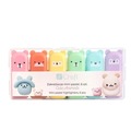 Zakreślacze mini pastel cute animals 6szt