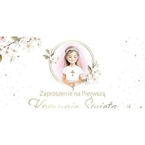 Zaproszenie Komunia (10szt)