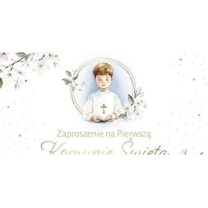 Zaproszenie Komunia (10szt)