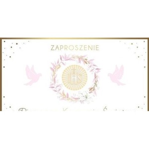 Zaproszenie Komunia (10szt)