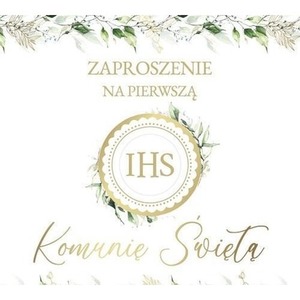 Zaproszenie Komunia (10szt)