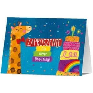 Zaproszenie Urodziny (10szt)