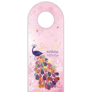 Zawieszka na butelkę - Paw