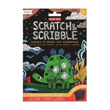 Zdrapywanki Mini Scratch & Scribble Dinozaury
