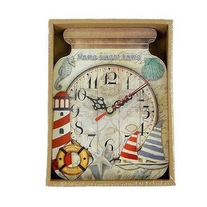 Zegar z morskim wzorem MIX