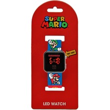 Zegarek LED z kalendarzem Super Mario GSM4236