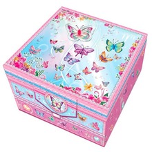 Zestaw artystyczny w pudełku z szufladkami Motylki
