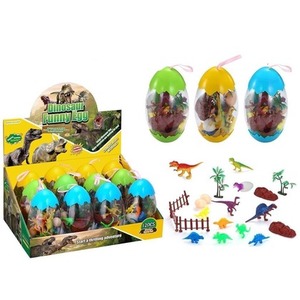 Zestaw dinozaurów w jajku