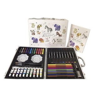 Zestaw do malowania i rysowania w walizce