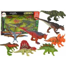 Zestaw figurki dinozaury kolorowe 8 szt