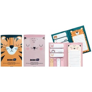 Zestaw karteczek i zakładek w notes BB Friends mix