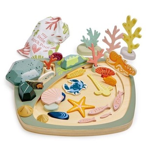 Zestaw kreatywny z drewnianymi elementami Ocean