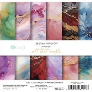 Zestaw papierów 15,2x15,2 24 kartki