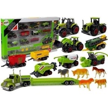 Zestaw pojazdów rolniczych z figurkami