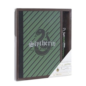 Zestaw prezentowy notatnik i długopis Slytherin