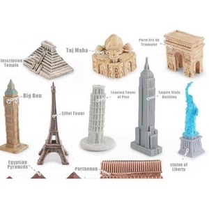 Zestaw sławnych budowli 10szt