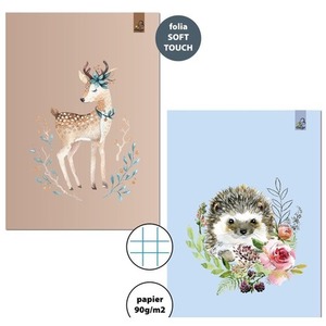 Zeszyt A4/32K kratka 90g Jeleń Jeż (6szt)