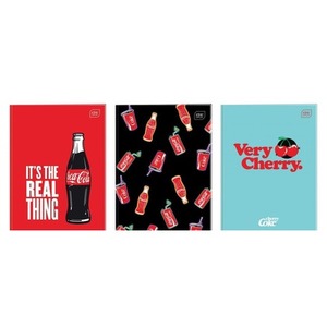 Zeszyt A4/32K kratka M Mat+UV Coca Cola (10szt)