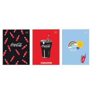 Zeszyt A4/32K trzy linia kolor Coca Cola (10szt)