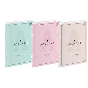 Zeszyt A4/60K kratka Academy Pastel (5szt)