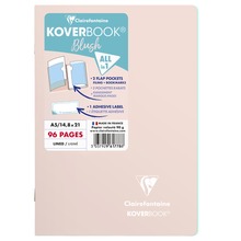 Zeszyt A5 48K linia Koverbook BLUSH PP powder pink 1 sztuka
