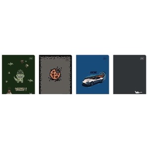 Zeszyt A5/16K 3 kol linia 70g UV Boys mix (20szt)