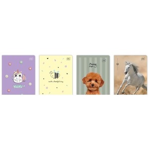 Zeszyt A5/16K kratka 70g UV Girls mix (20szt)