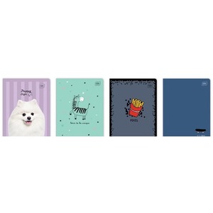 Zeszyt A5/16K kratka kolorowa 70g UV mix (20szt)