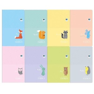 Zeszyt A5/32K kratka B&B Kids Pastel (10szt)