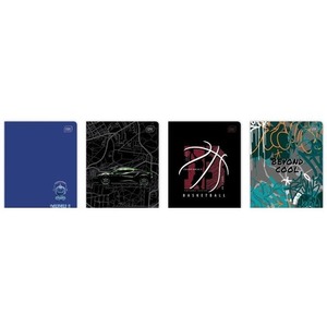 Zeszyt A5/32K kratka M 70g UV Boys mix (10szt)