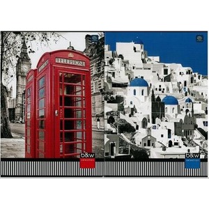 Zeszyt A5/60K kratka UV 215 B&W (10szt)