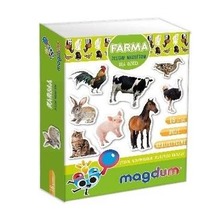Zwierzęta na farmie - zestaw magnesów