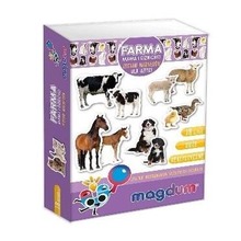 Zwierzęta na farmie - zestaw magnesów MV6032-08