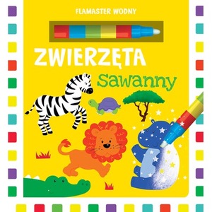 Zwierzęta sawanny flamaster wodny